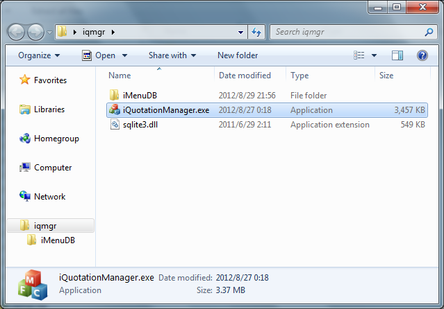 Iqmanager Quoting Handbook for iPad